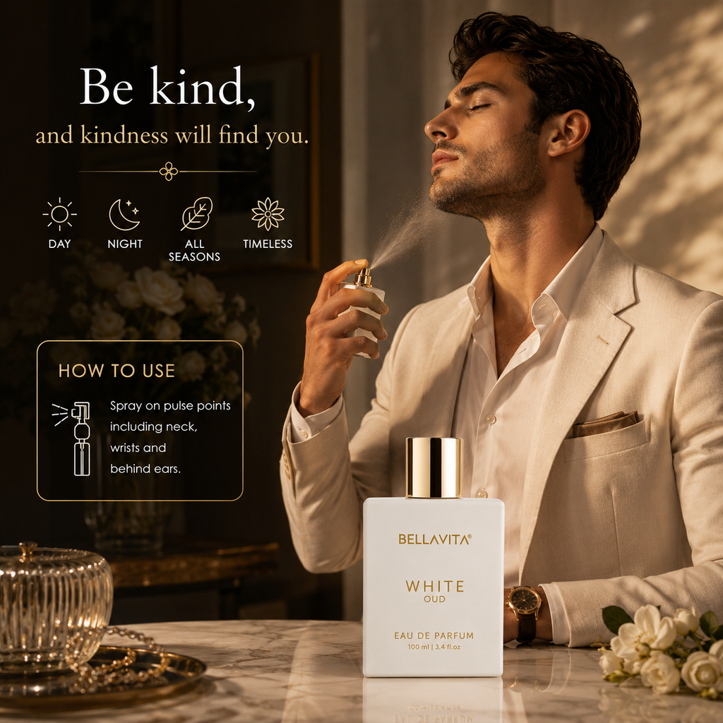 BellaVita White Oud Unisex Eau de Parfum – 100ml
