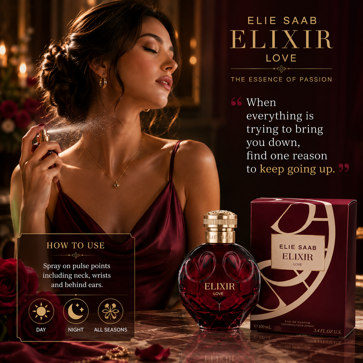 Elie Saab Elixir Love Eau de Parfum for Women 100ml