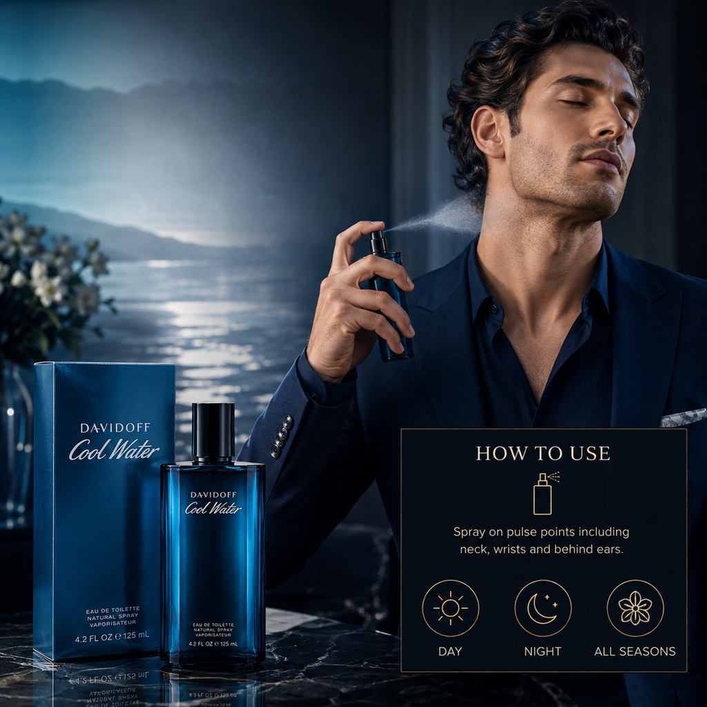 Davidoff Cool Water Eau de Toilette for Men 125ml