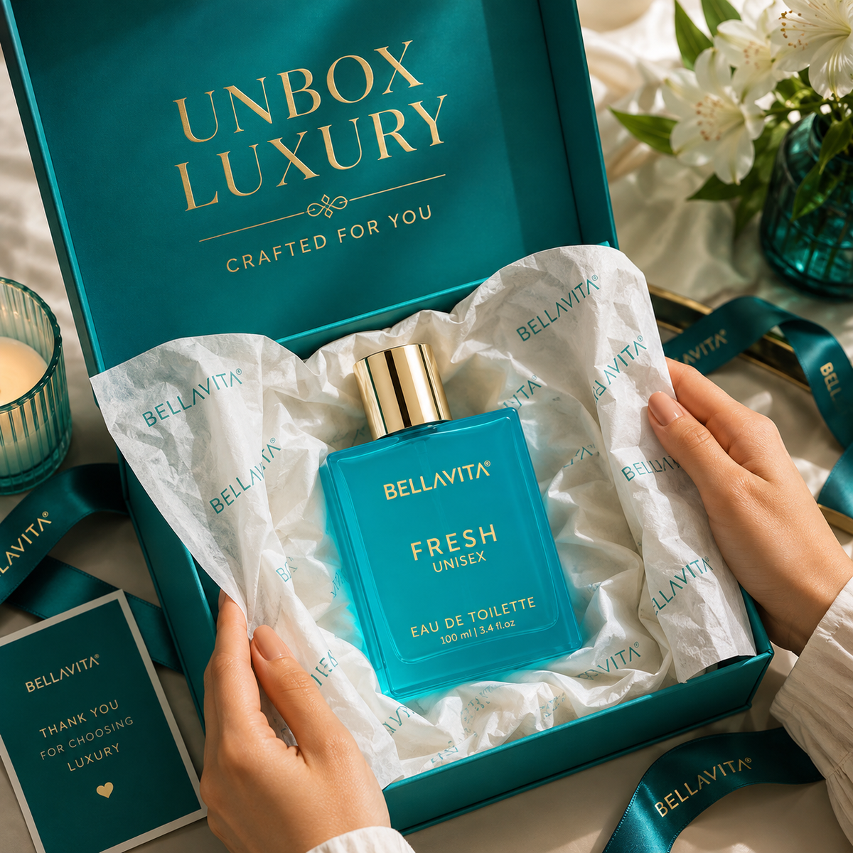 Bella Vita Fresh Unisex Eau de Toilette Perfume 100ml