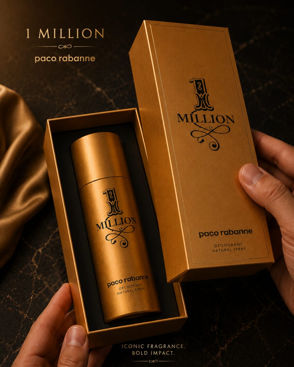 Paco Rabanne 1 Million Deodorant Natural Spray for Men