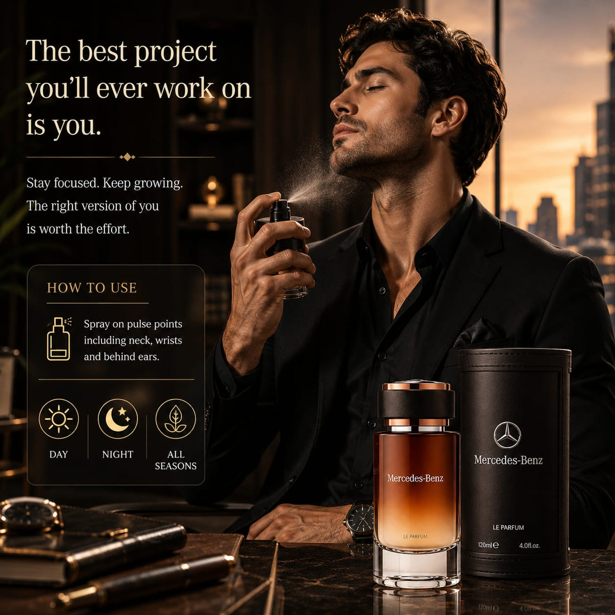 Mercedes-Benz MB Le Parfum 120ml – Men's Perfume