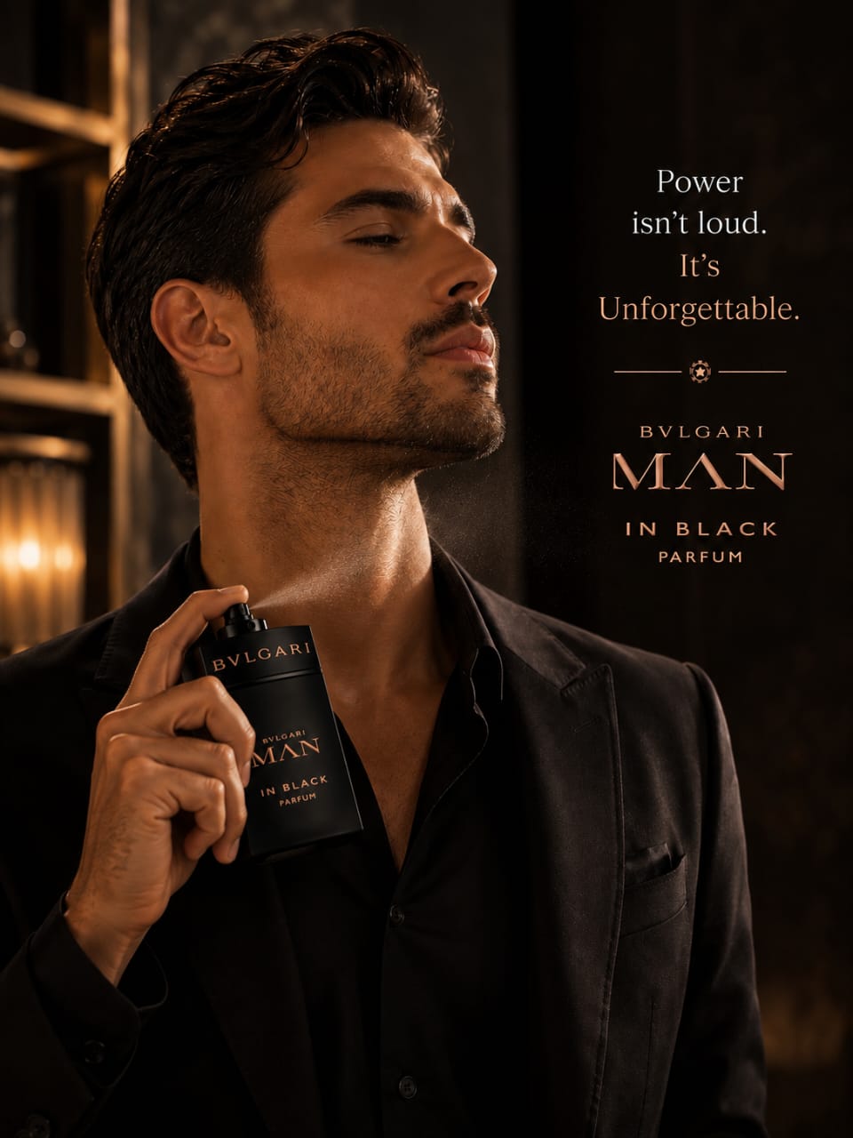 Bvlgari Man In Black Parfum 100 ml for Men