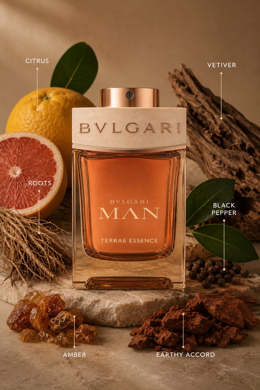 BVLGARI MAN TERRAE ESSENCE Eau de Parfum for Men 100ml