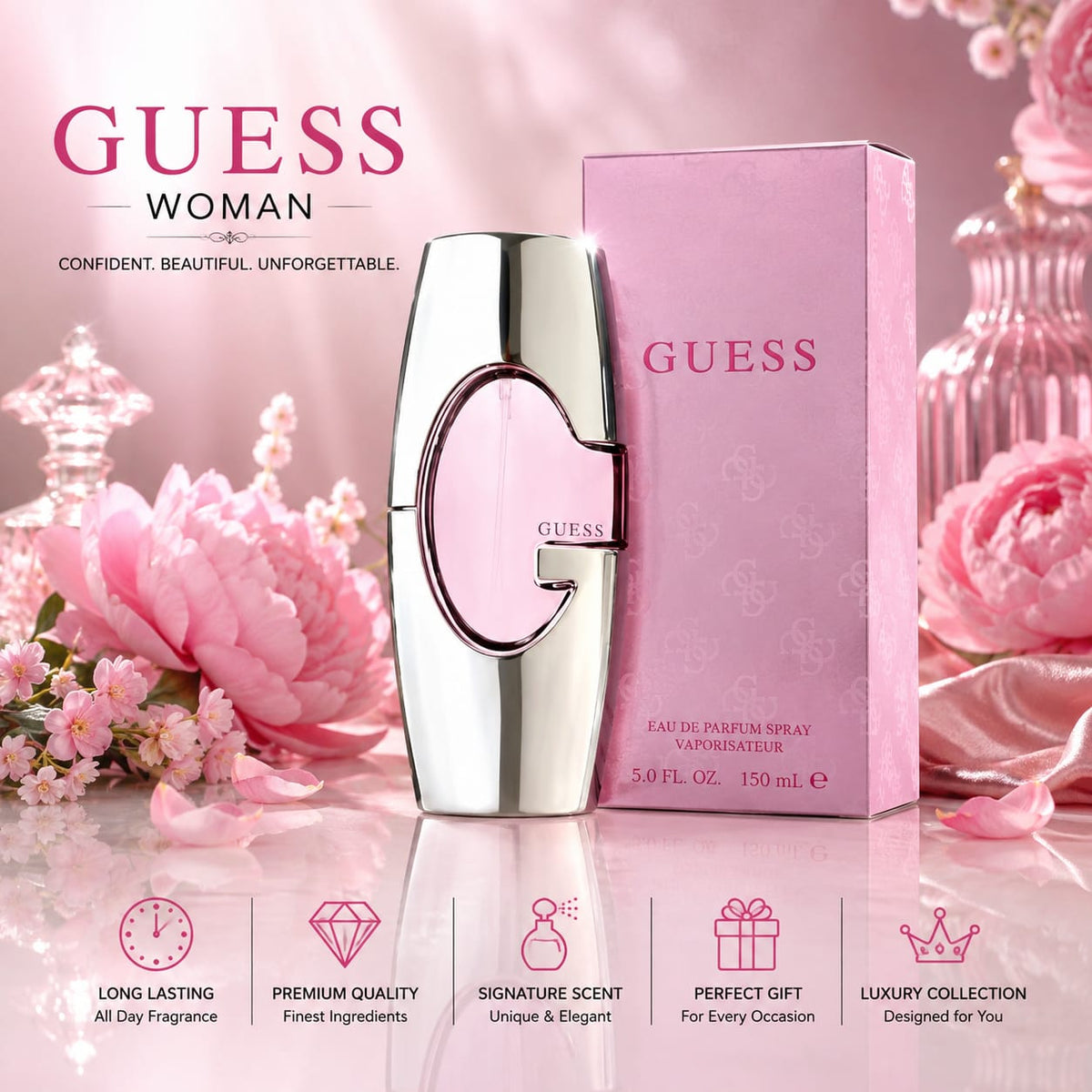 GUESS Woman Eau de Parfum Spray 150ml for Women
