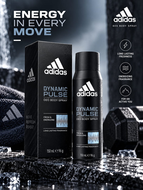 Adidas Dynamic Pulse Deo Body Spray 150ml – Fresh & Energizing Fragrance