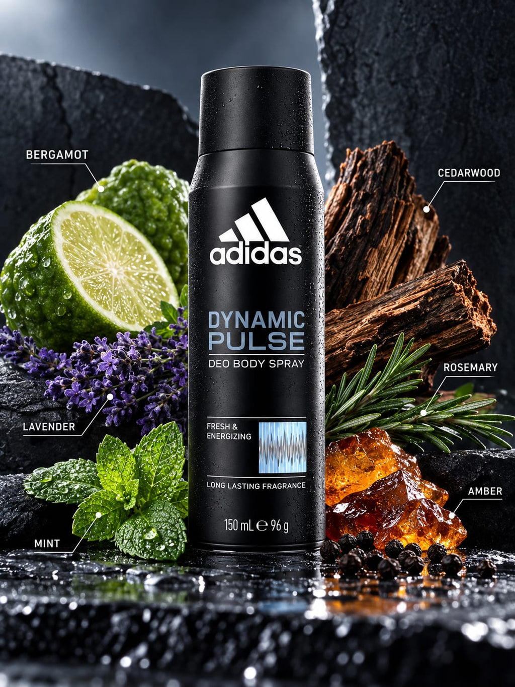 Adidas Dynamic Pulse Deo Body Spray 150ml – Fresh & Energizing Fragrance