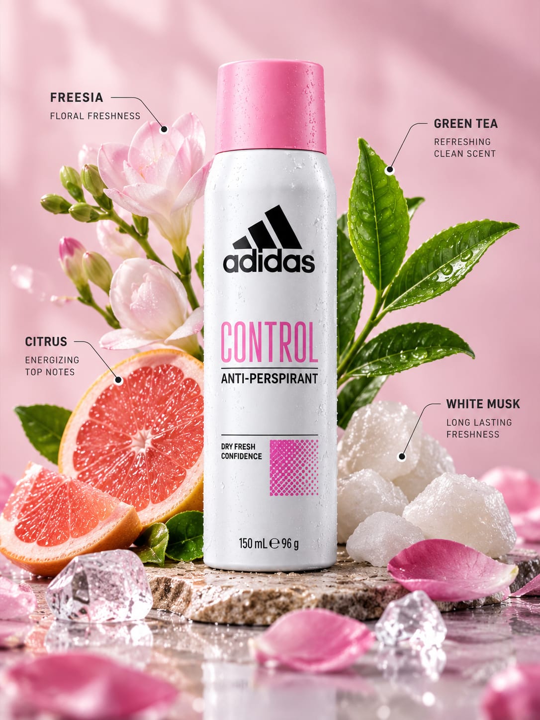 Adidas Control Anti-Perspirant Spray 150 ml – 48H Freshness