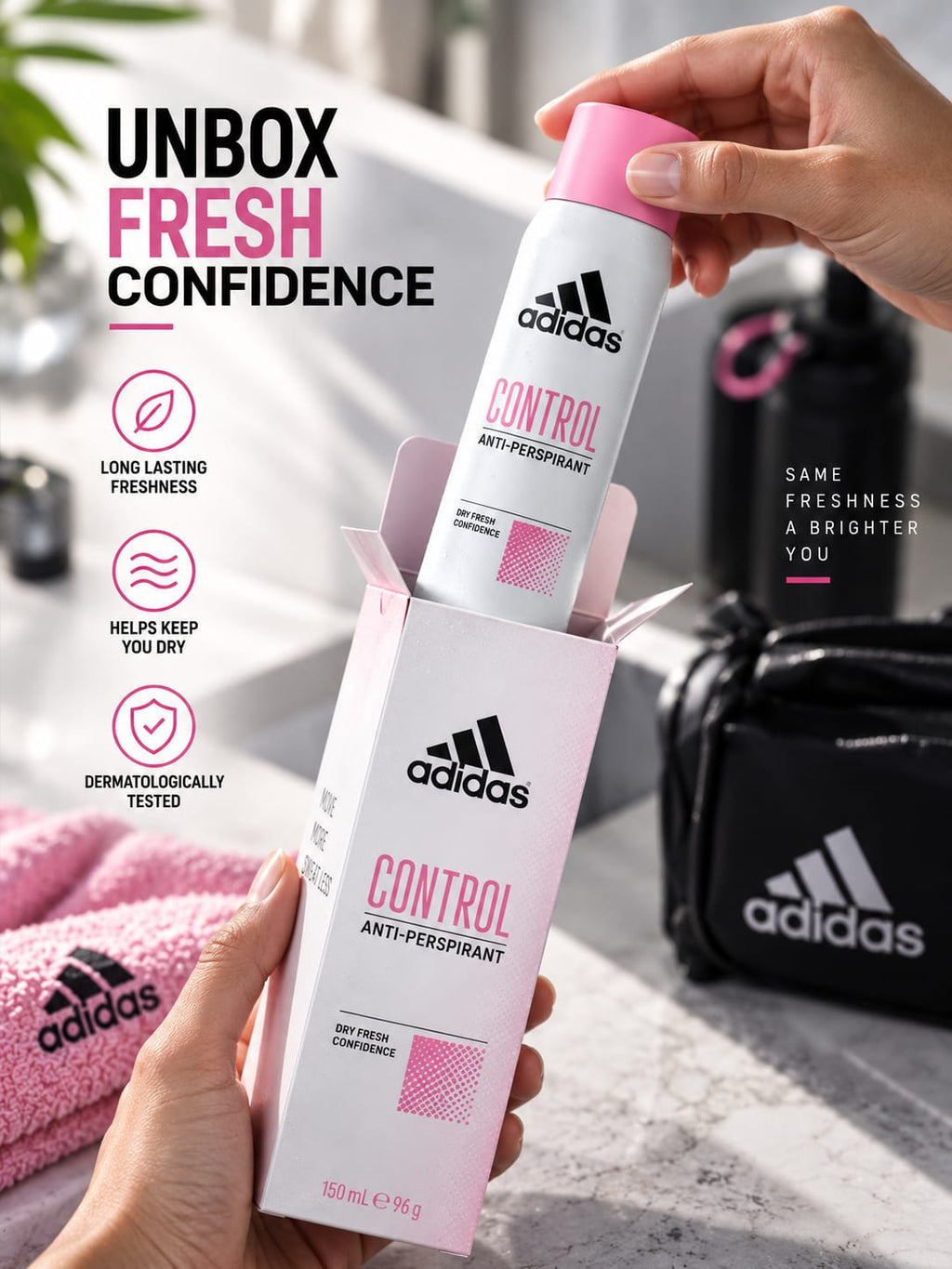 Adidas Control Anti-Perspirant Spray 150 ml – 48H Freshness