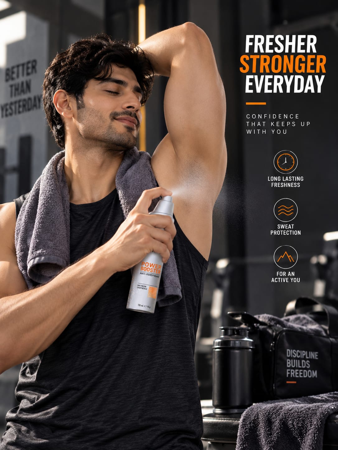 Adidas Power Booster Anti-Perspirant Deodorant Spray 150ml