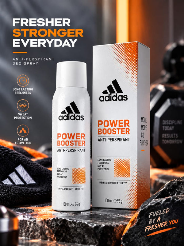 Adidas Power Booster Anti-Perspirant Deo Spray 150ml