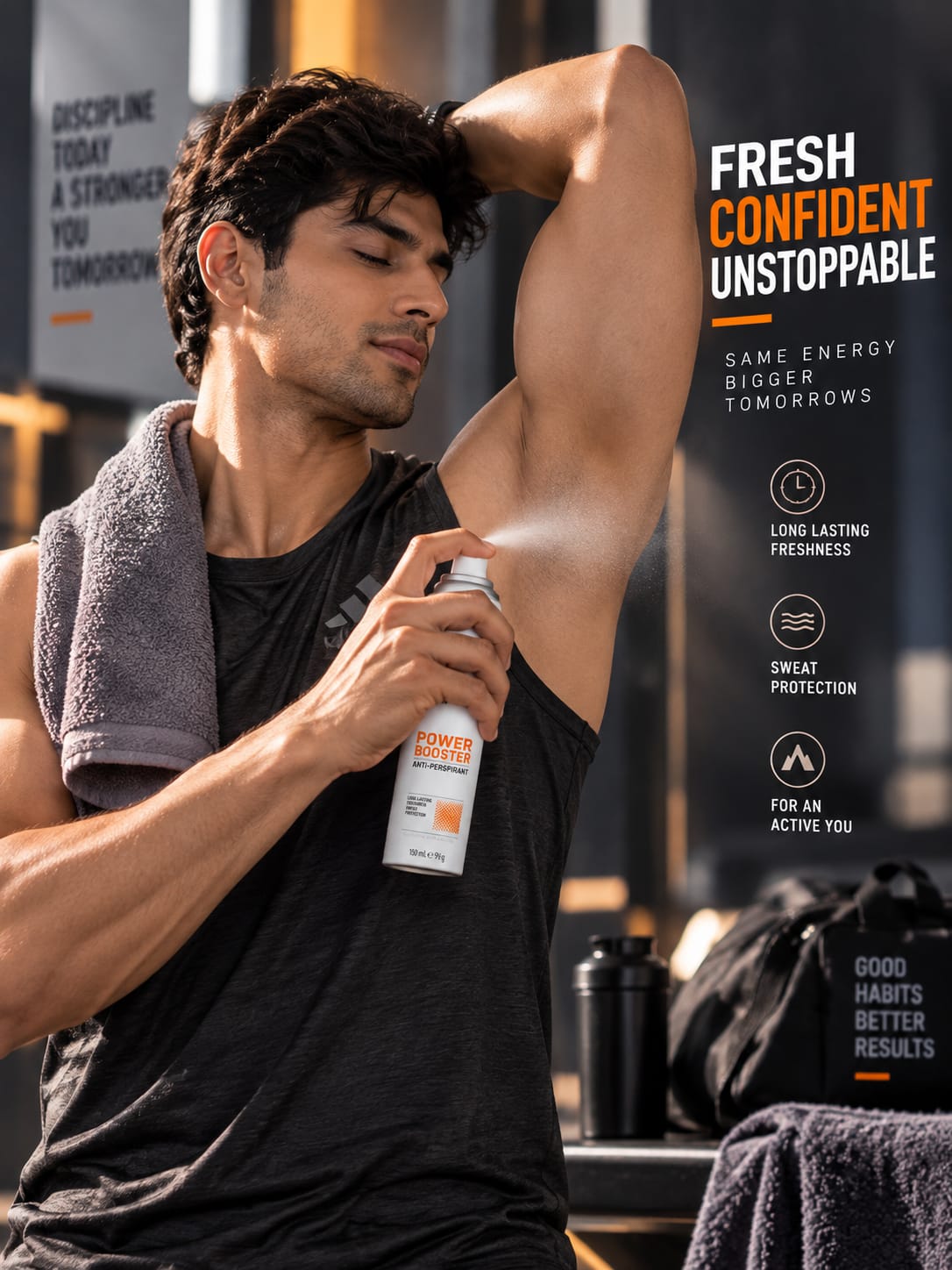 Adidas Power Booster Anti-Perspirant Deo Spray 150ml