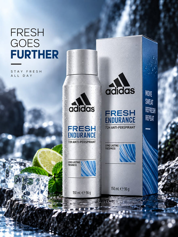 Adidas Fresh Endurance 72H Anti-Perspirant Deodorant Spray 150ml