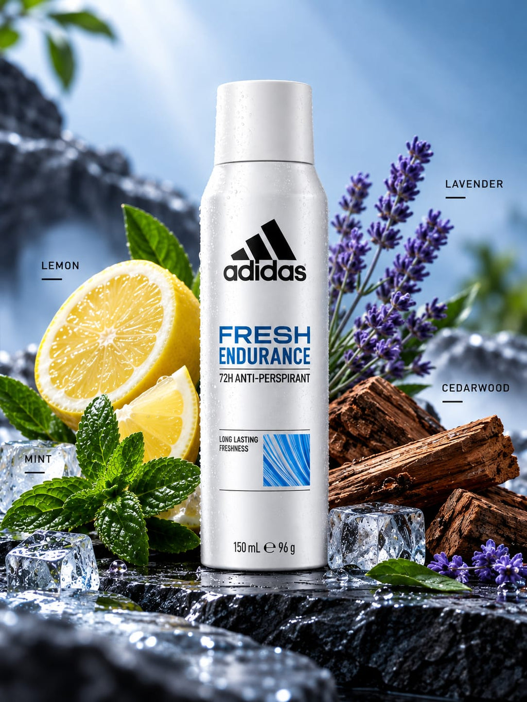 Adidas Fresh Endurance 72H Anti-Perspirant Spray 150ml