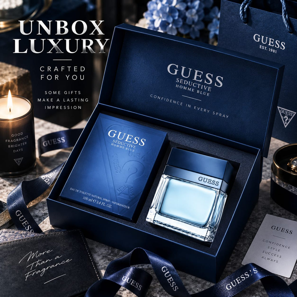GUESS Seductive Homme Blue Eau de Toilette for Men 100ml