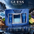 GUESS Seductive Homme Blue Gift Set for Men – Fragrance, Body Spray & Shower Gel (EDT100+SG100+BS170)
