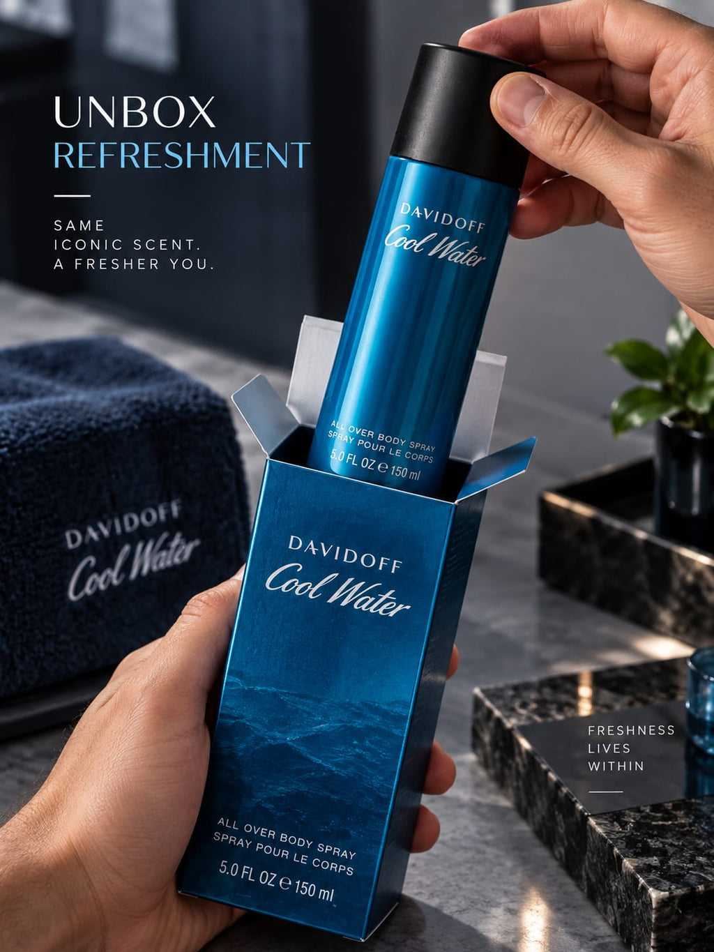 Davidoff Cool Water Body Spray 150ml