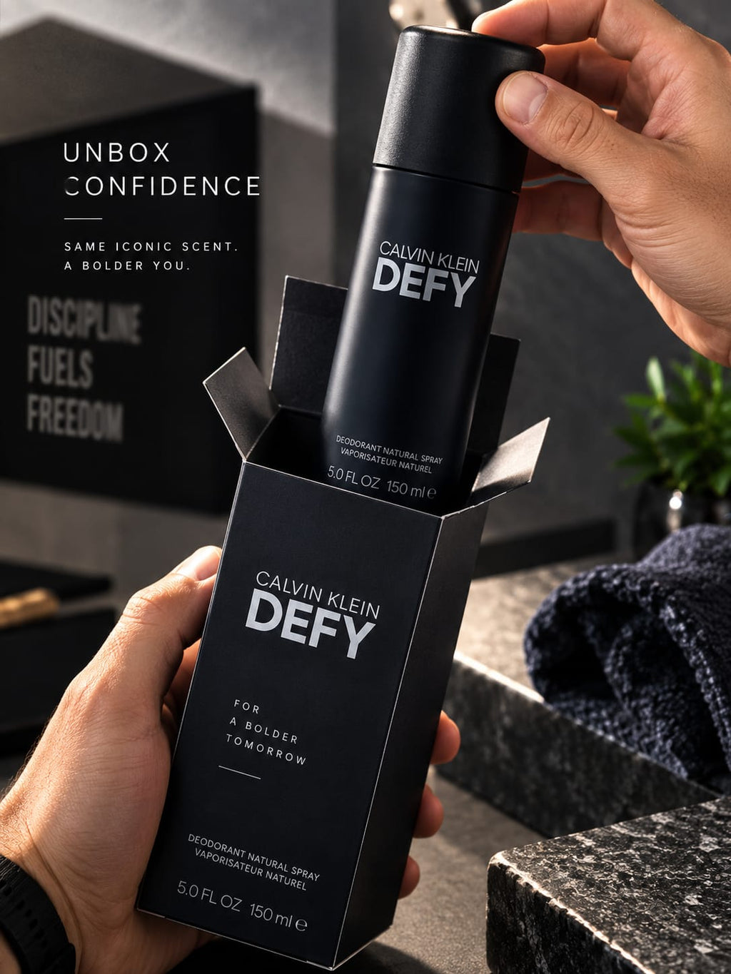 Calvin Klein Defy Deodorant Natural Spray 150 ml