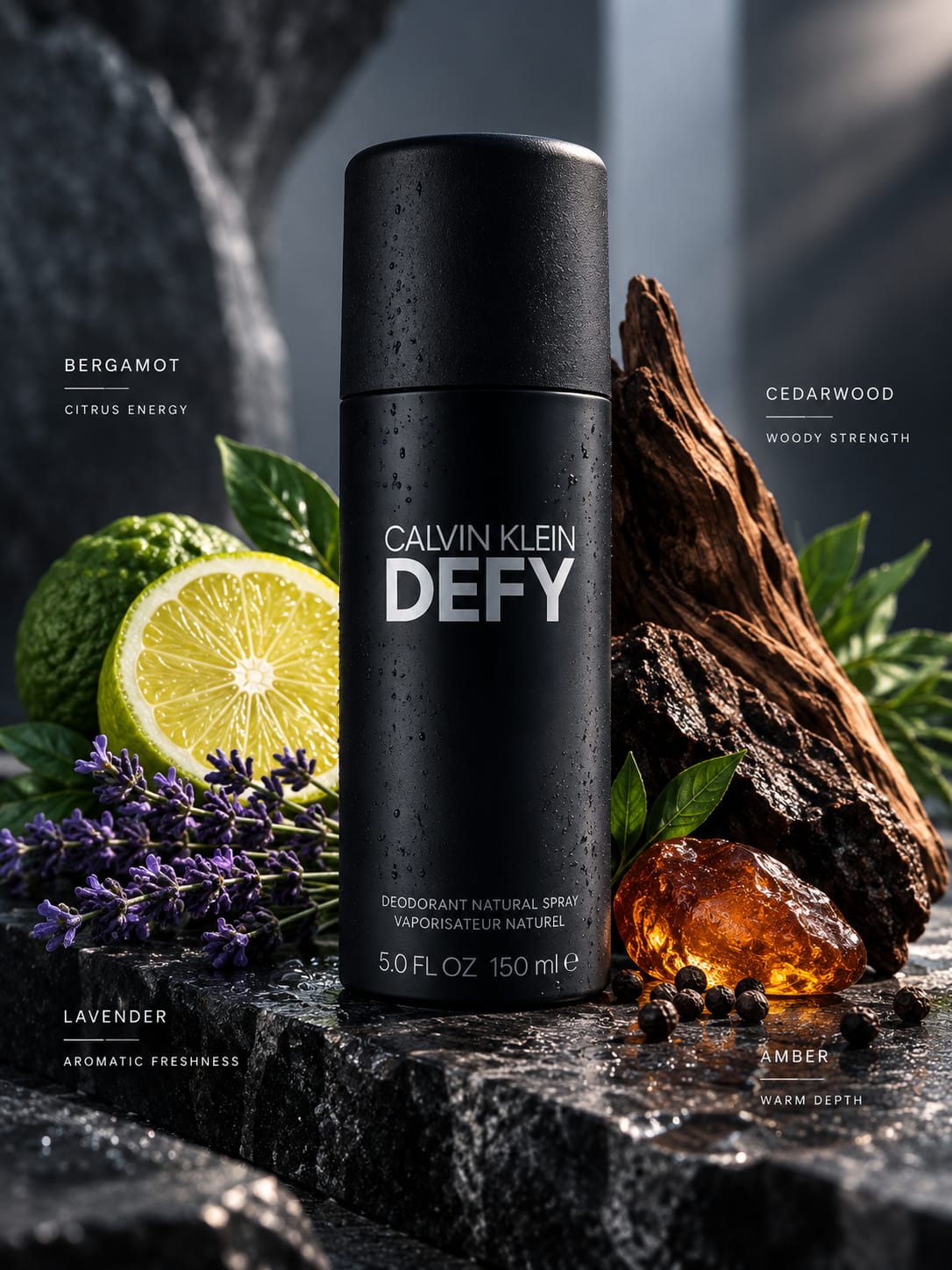Calvin Klein Defy Deodorant Natural Spray 150 ml