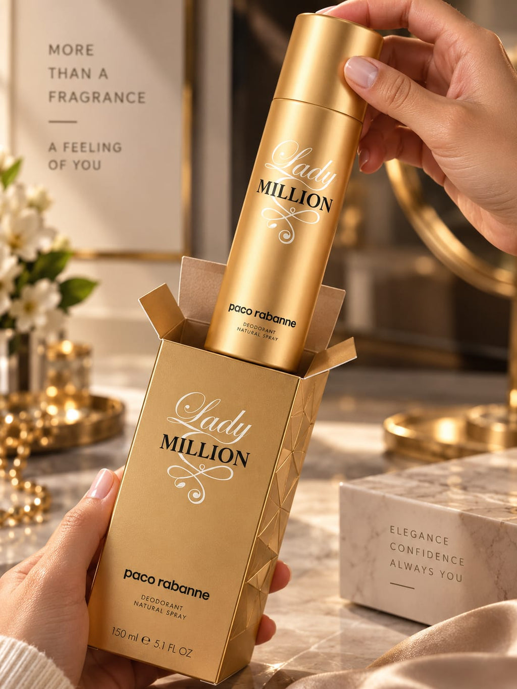 Paco Rabanne Lady Million Deodorant Natural Spray 150ml