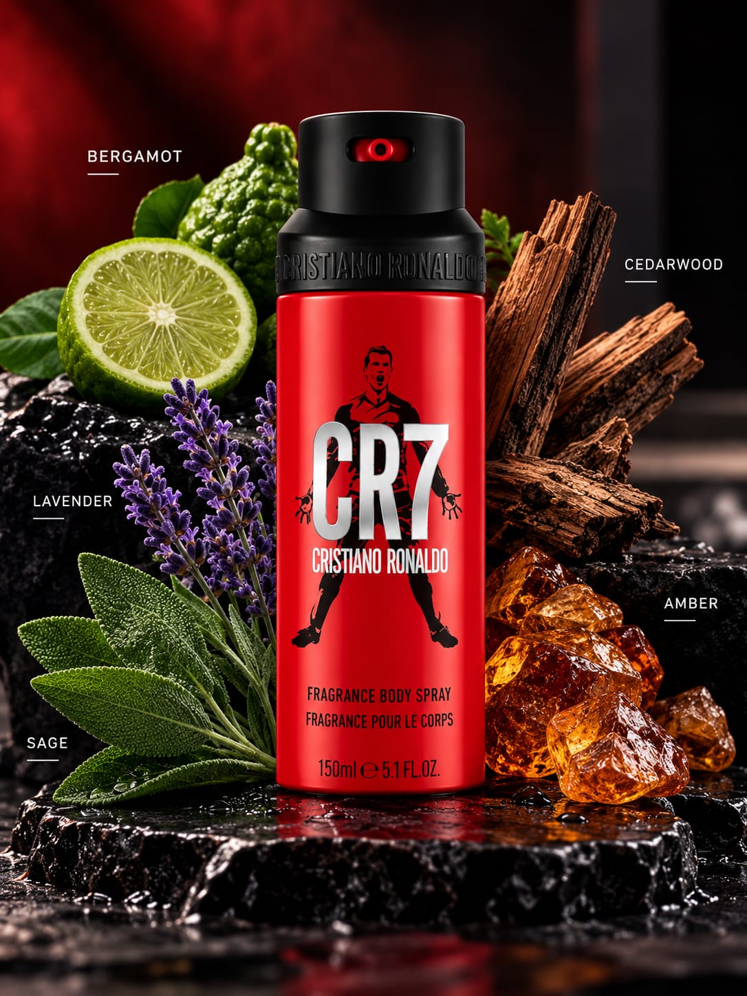 CR7 by Cristiano Ronaldo Fragrance Body Spray 150ml
