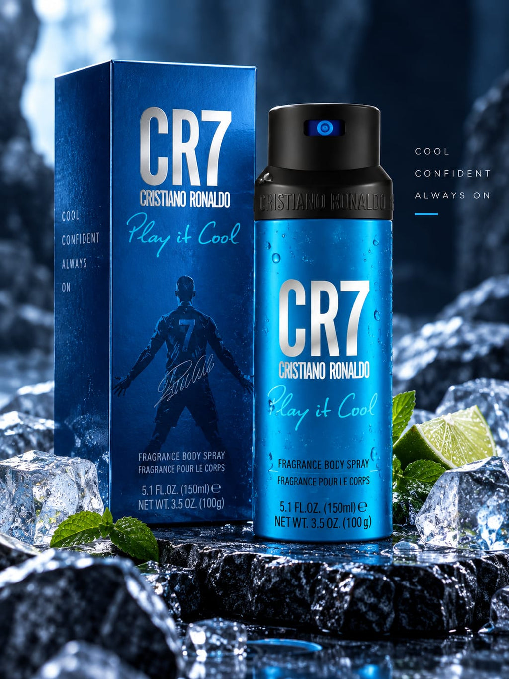 CR7 Cristiano Ronaldo Play It Cool Fragrance Body Spray 150ml