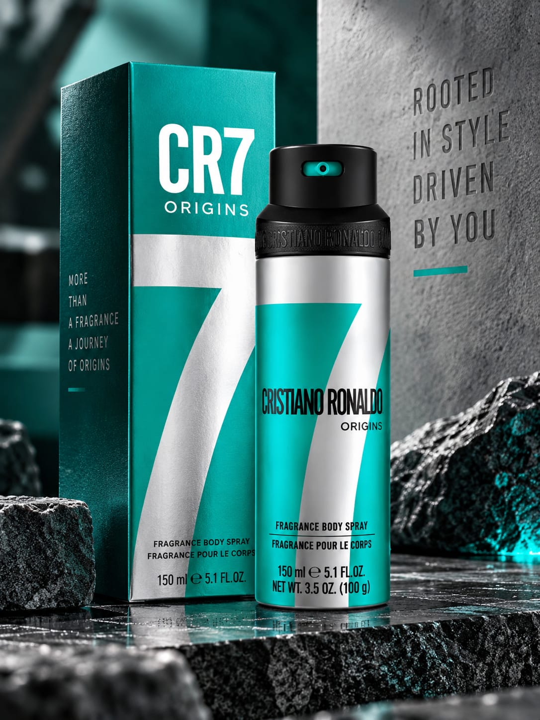 CR7 Origins by Cristiano Ronaldo Fragrance Body Spray 150ml