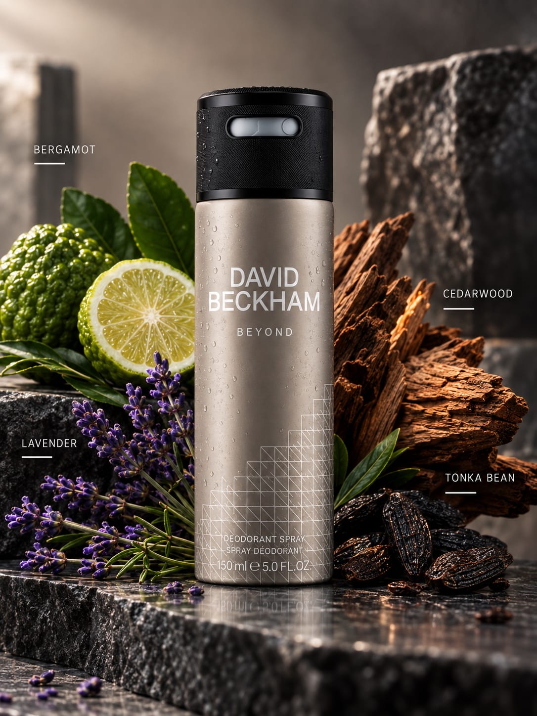 David Beckham Beyond Deodorant Spray 150ml for Men