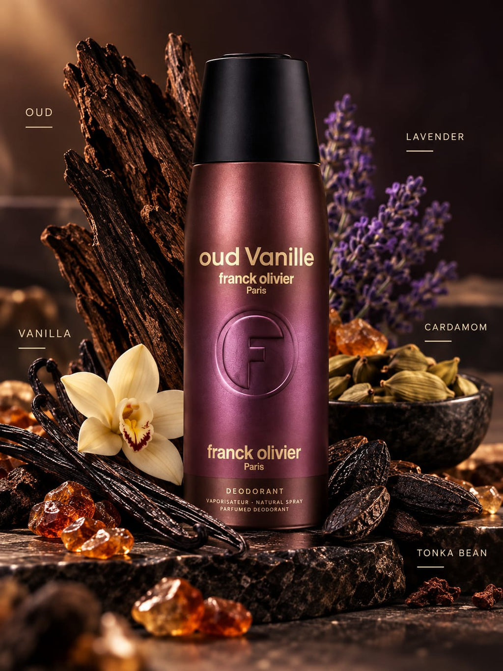 Franck Olivier Oud Vanille Deodorant Spray 250ml – Paris