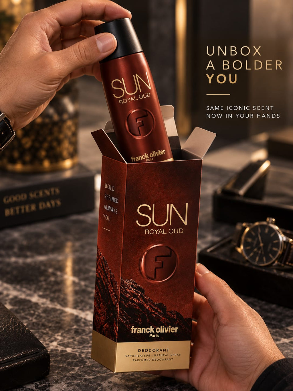 Franck Olivier Sun Royal Oud Deodorant Spray 250ml