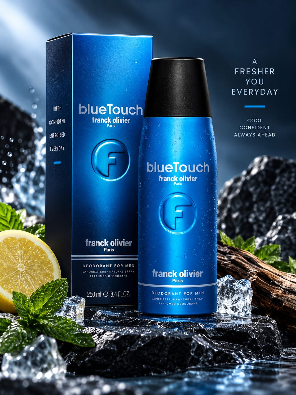 Franck Olivier Blue Touch Deodorant for Men 250ml