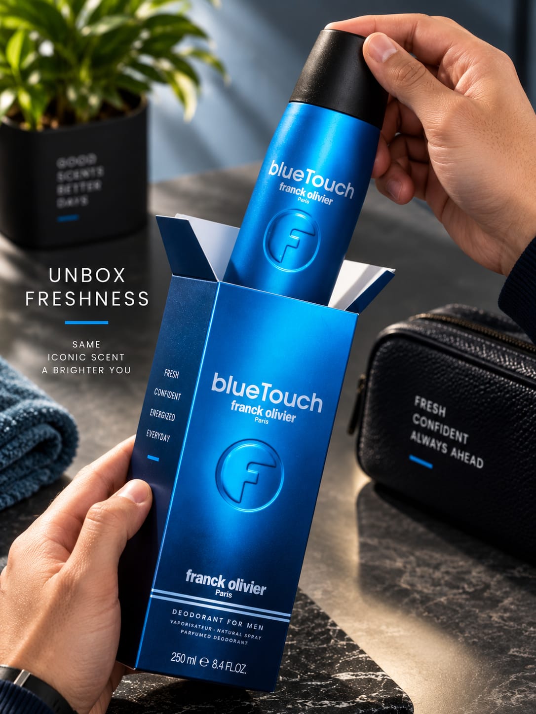 Franck Olivier Blue Touch Deodorant for Men 250ml