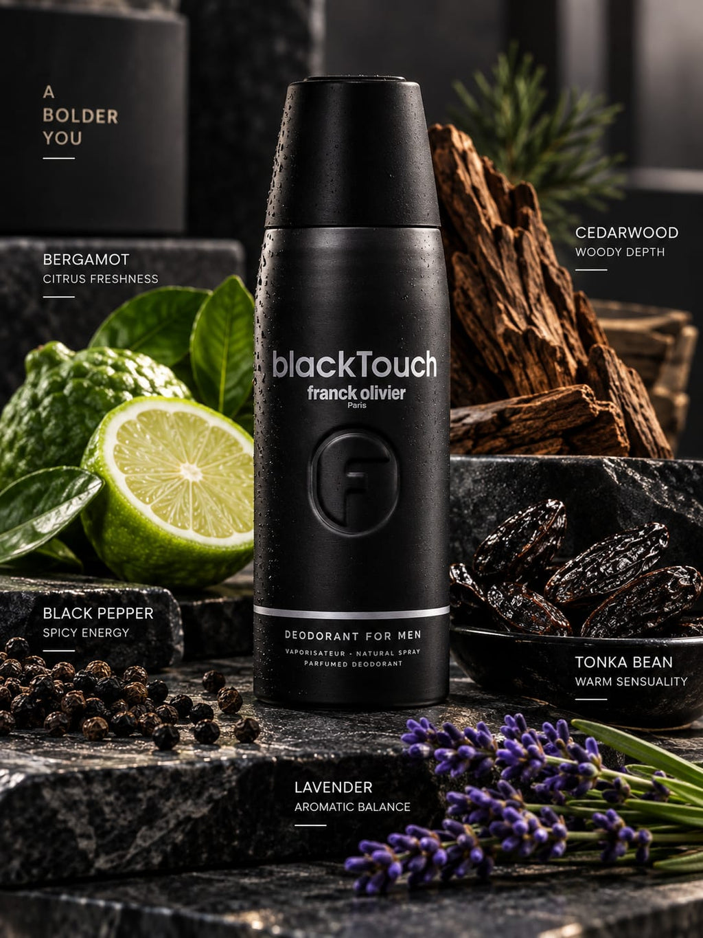 Franck Olivier BlackTouch for Men Deodorant Spray 250ml