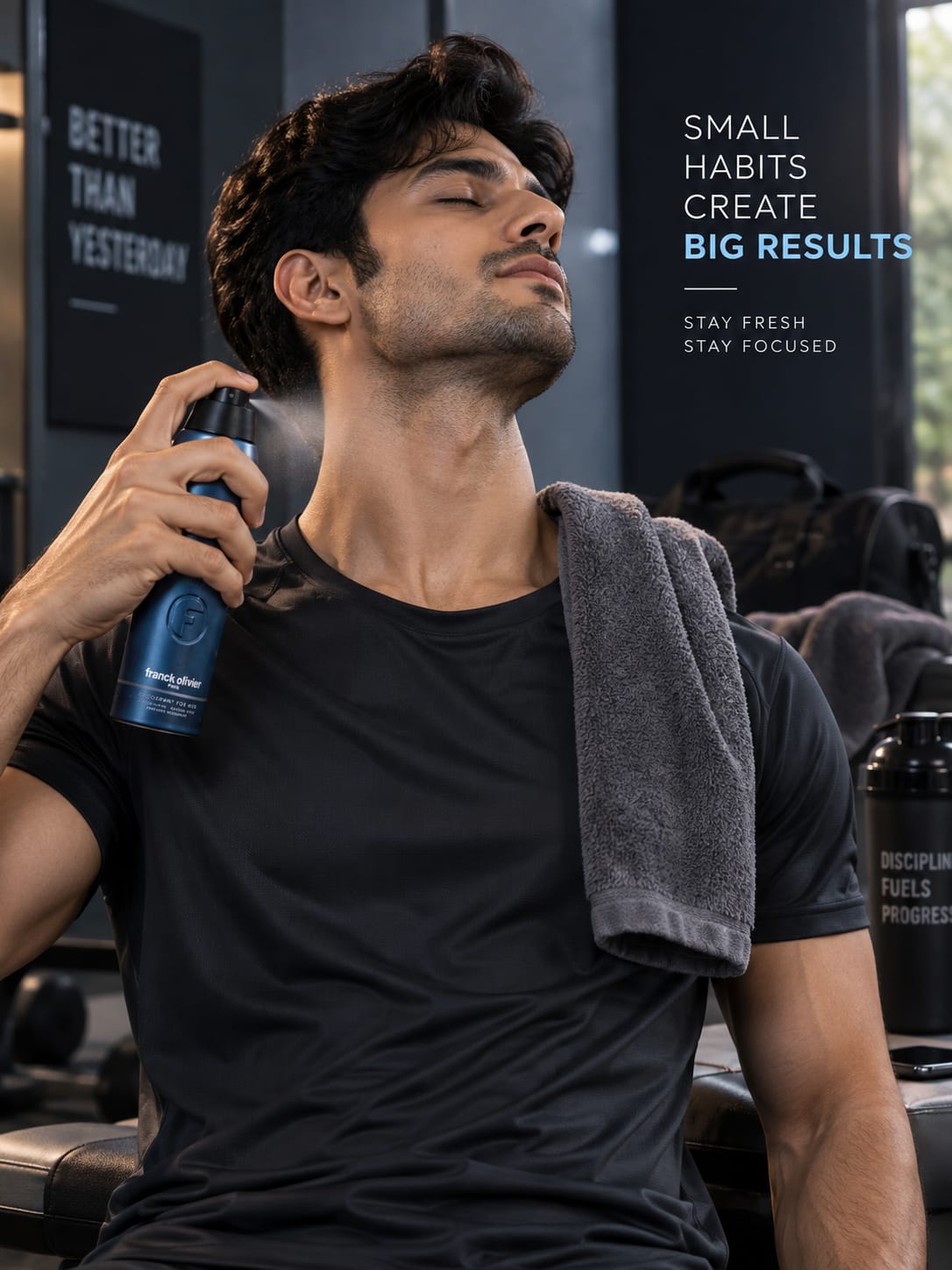 Franck Olivier Bamboo Men Deodorant Spray 250ml – Natural Spray for Men