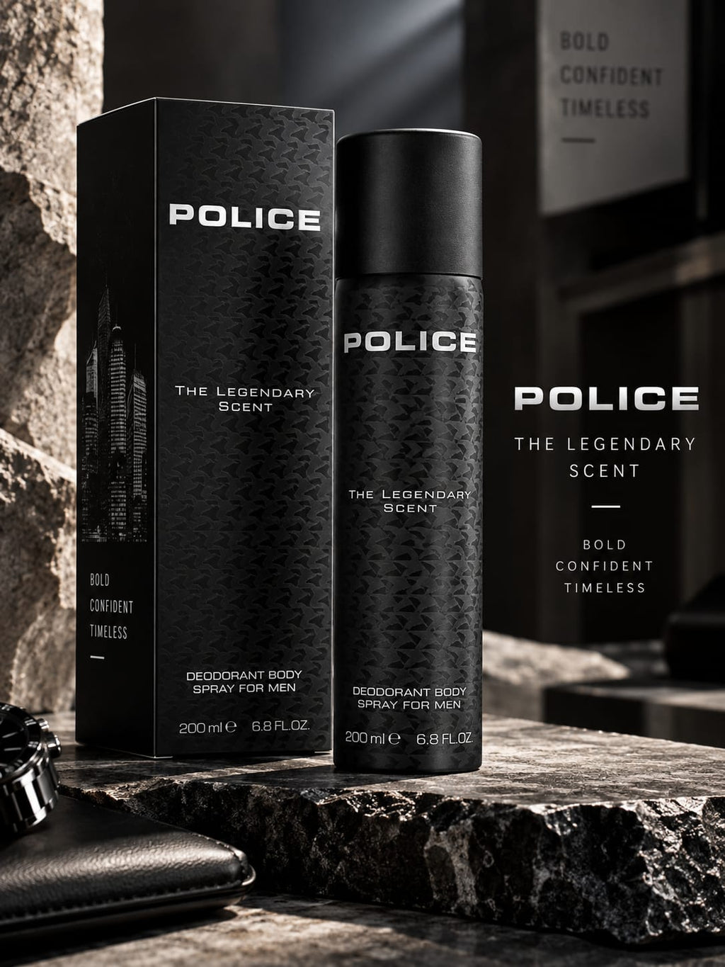 Police The Legendary Scent Deodorant Body Spray for Men – 200ml