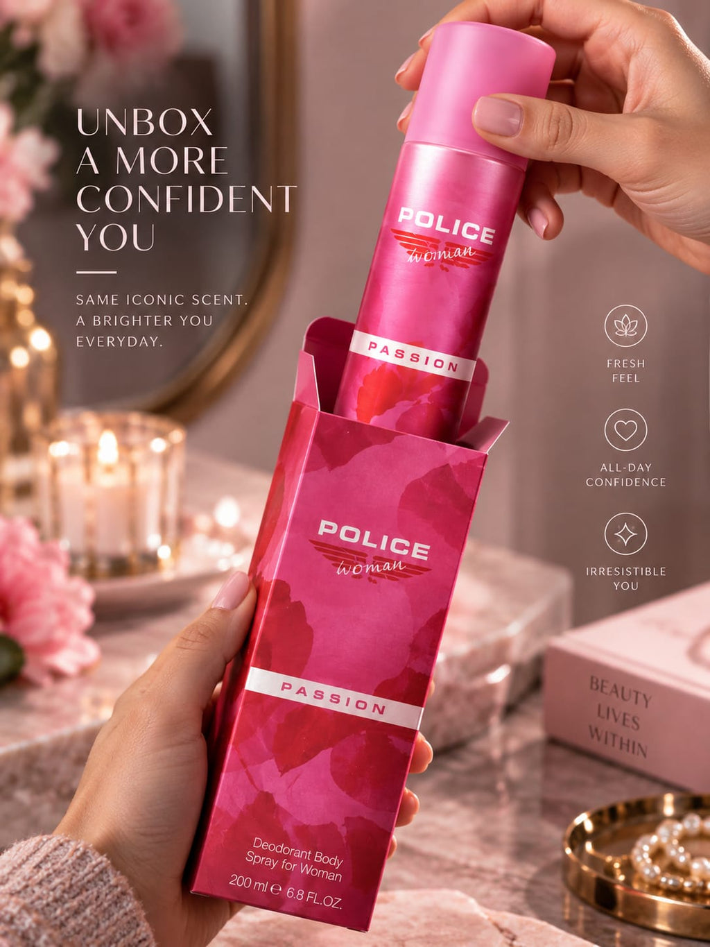 Police Passion Woman Deodorant Body Spray 200ml