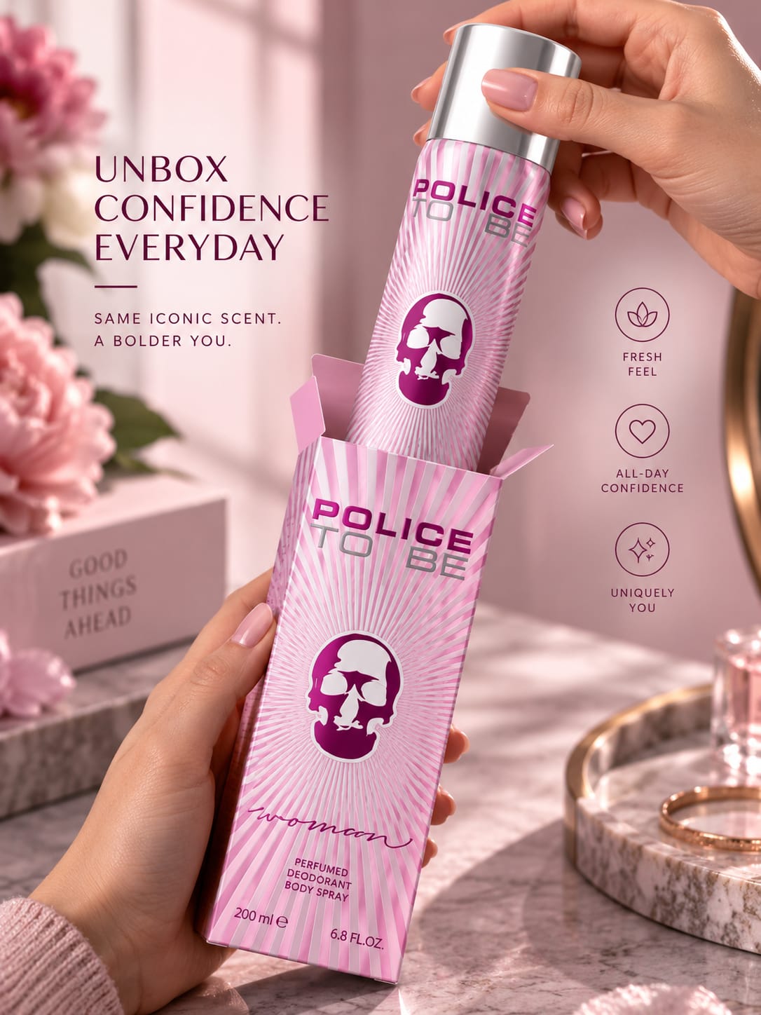 Police To Be Woman Perfumed Deodorant Body Spray 200ml
