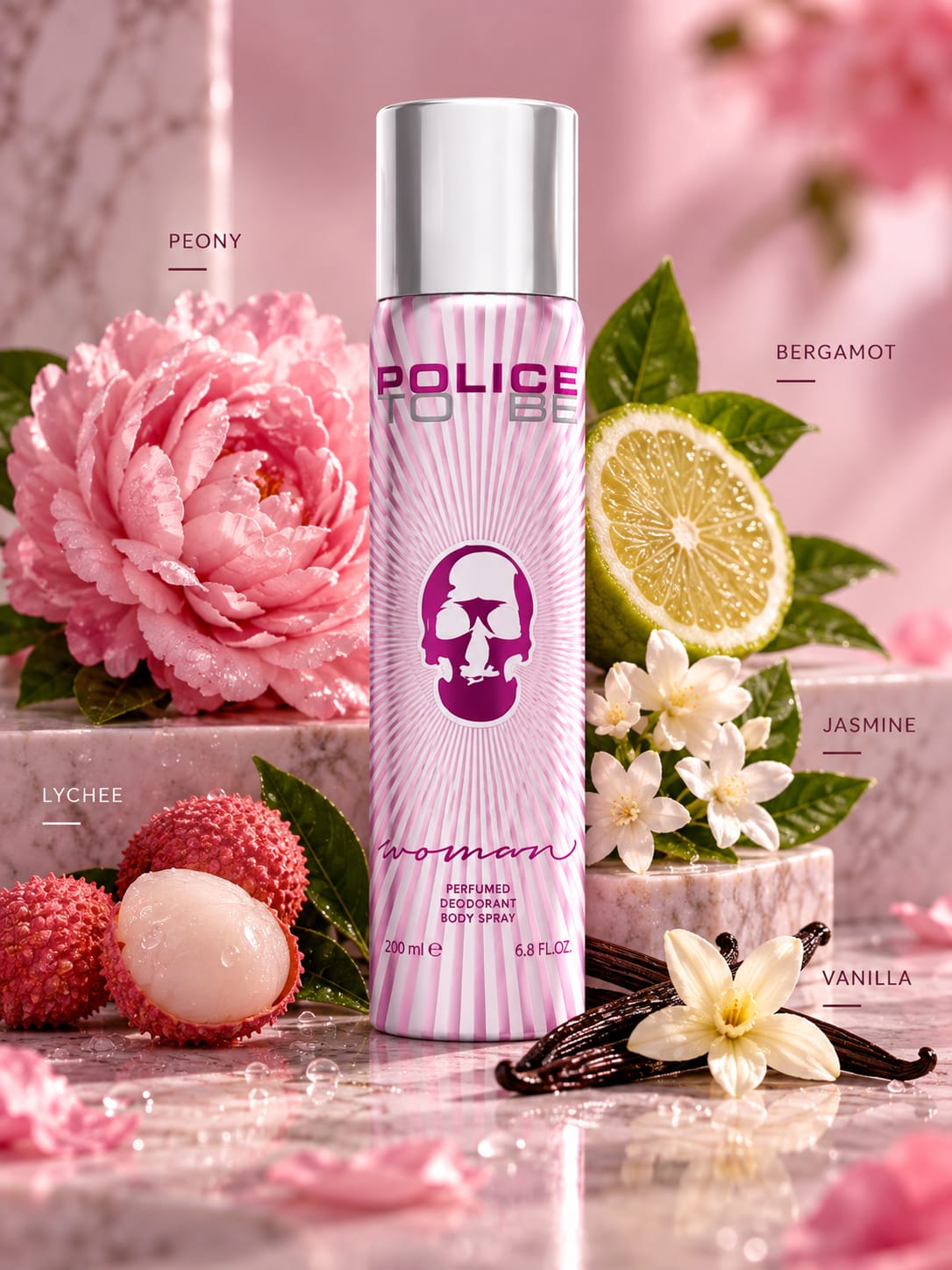 Police To Be Woman Perfumed Deodorant Body Spray 200ml