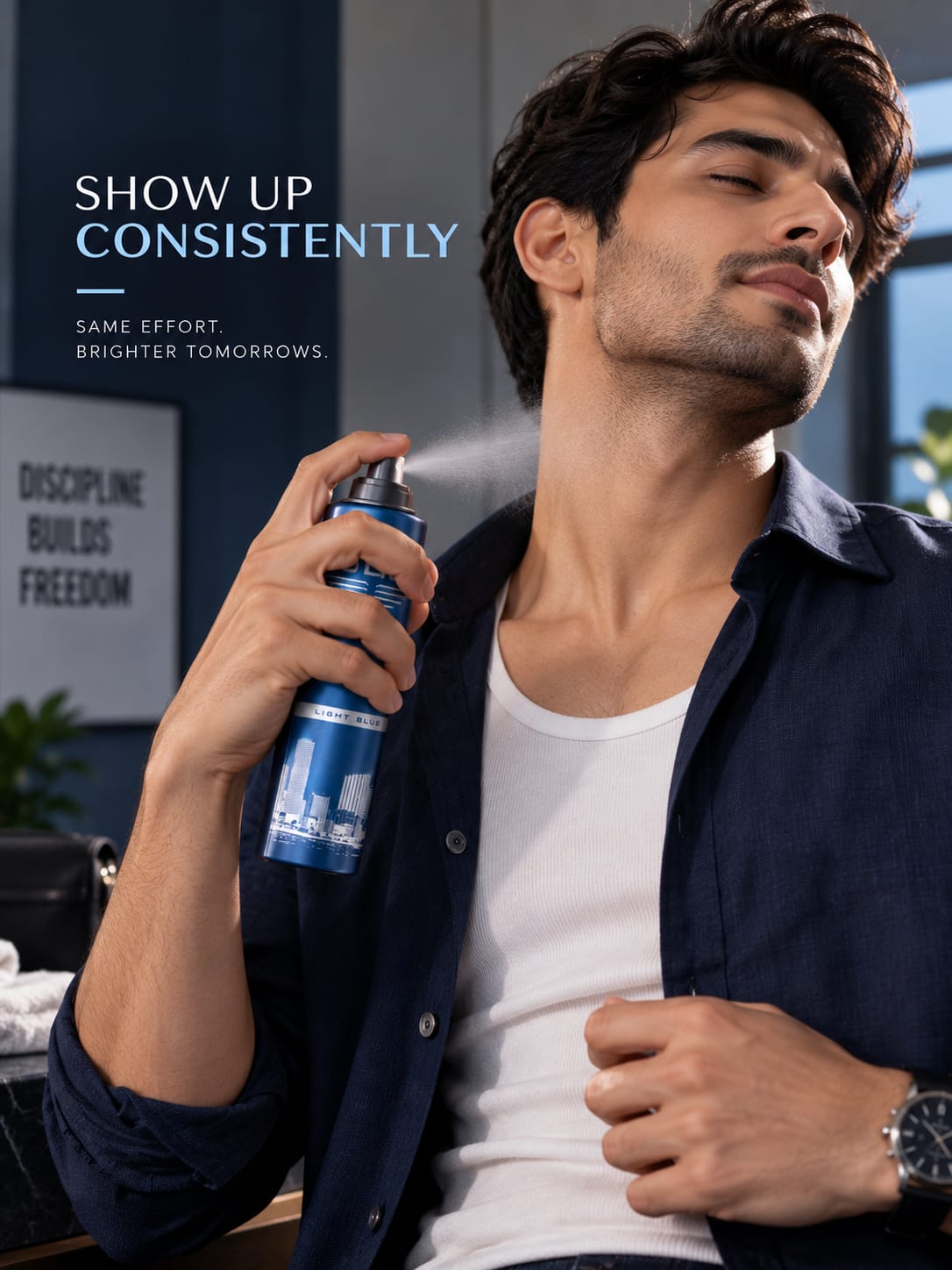 Police Light Blue Perfumed Deodorant Body Spray 200ml