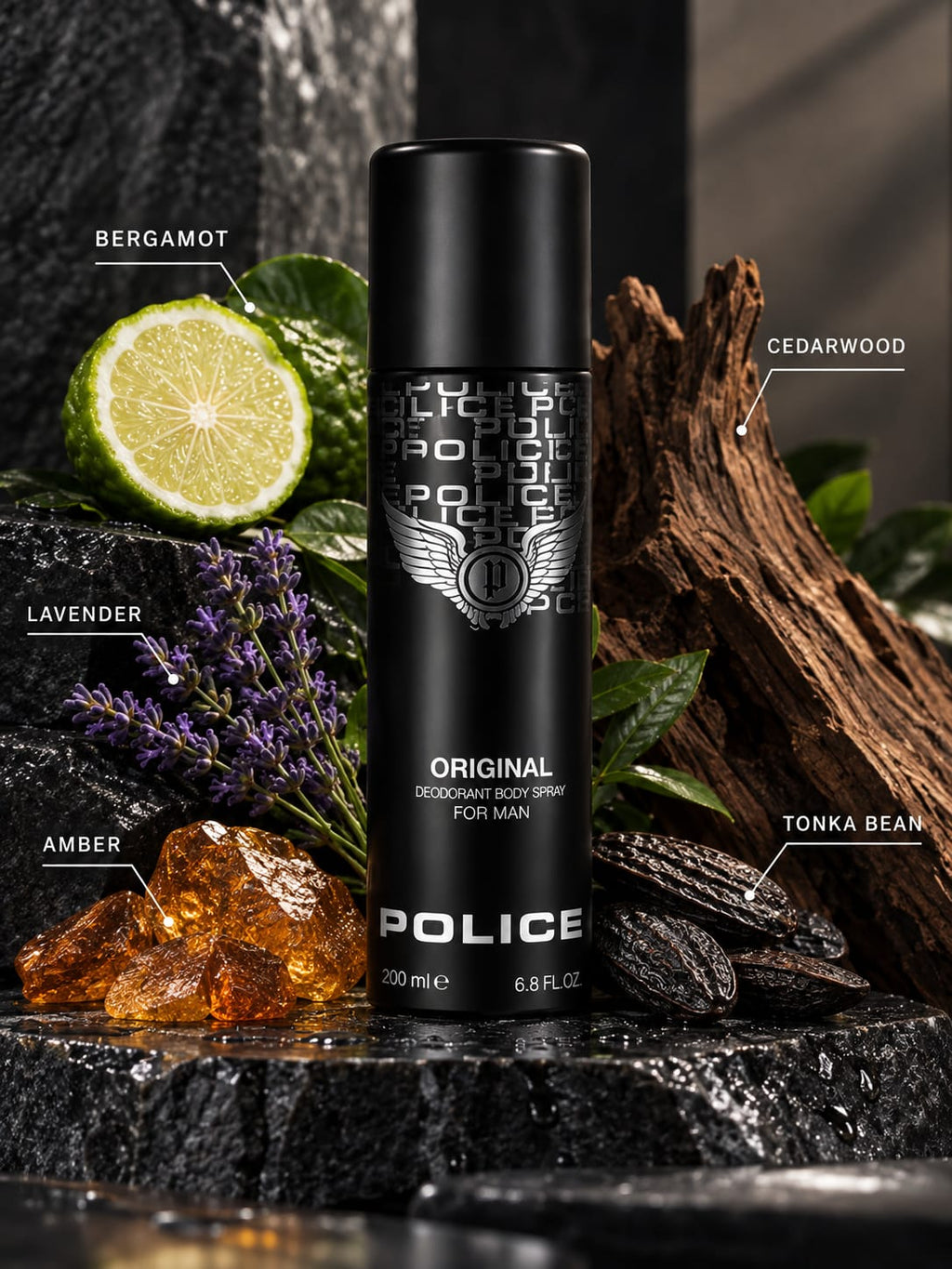 Police Original Deodorant Body Spray for Men 200ml