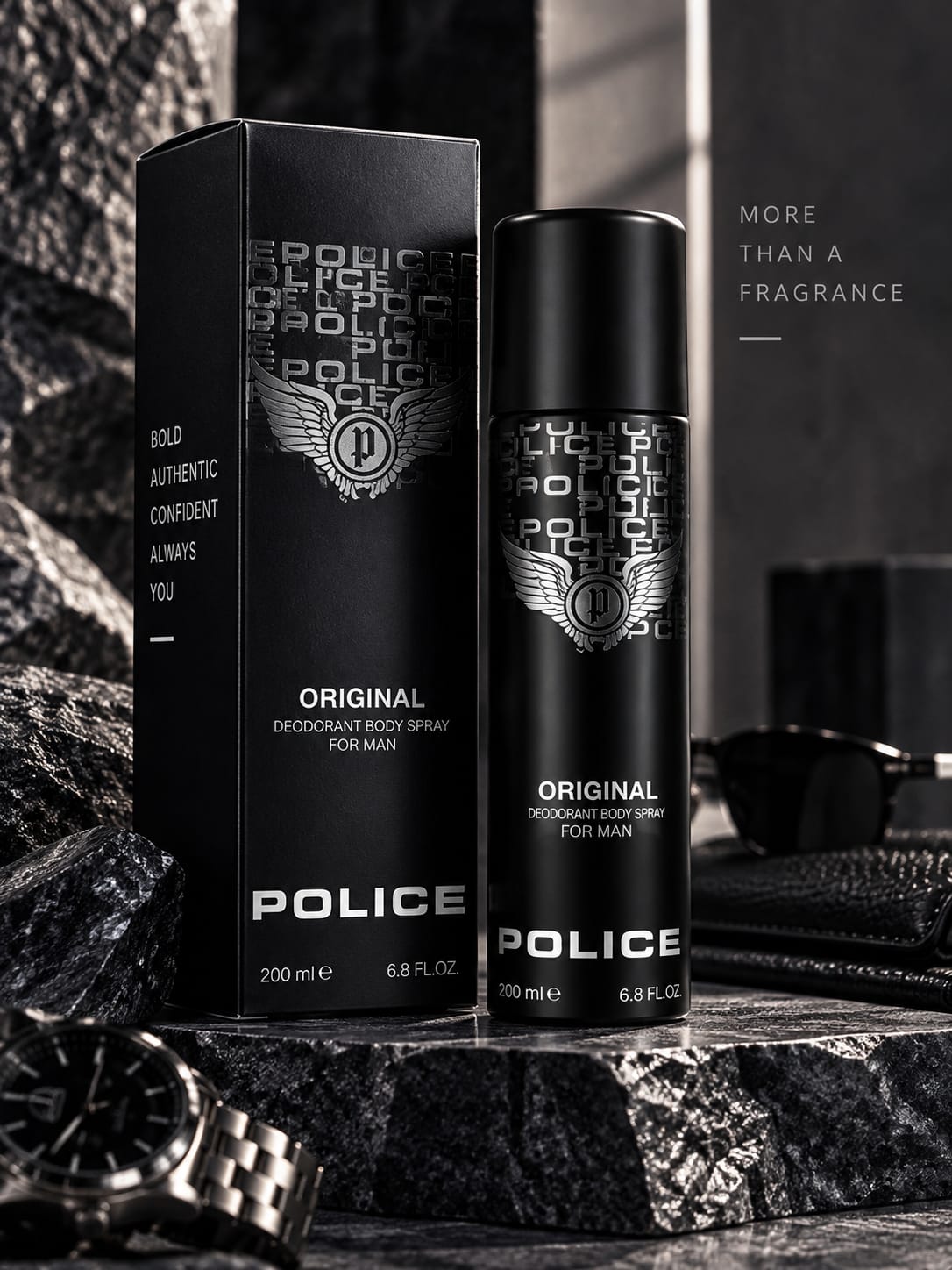 Police Original Deodorant Body Spray for Men 200ml