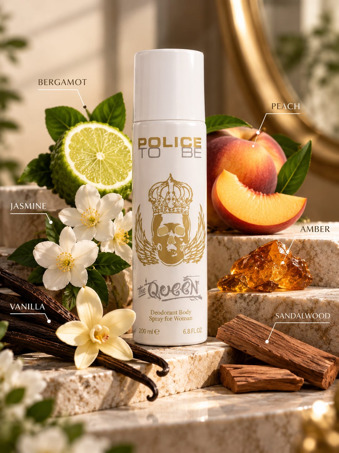 Police To Be The Queen Deodorant Body Spray for Women 200ml
