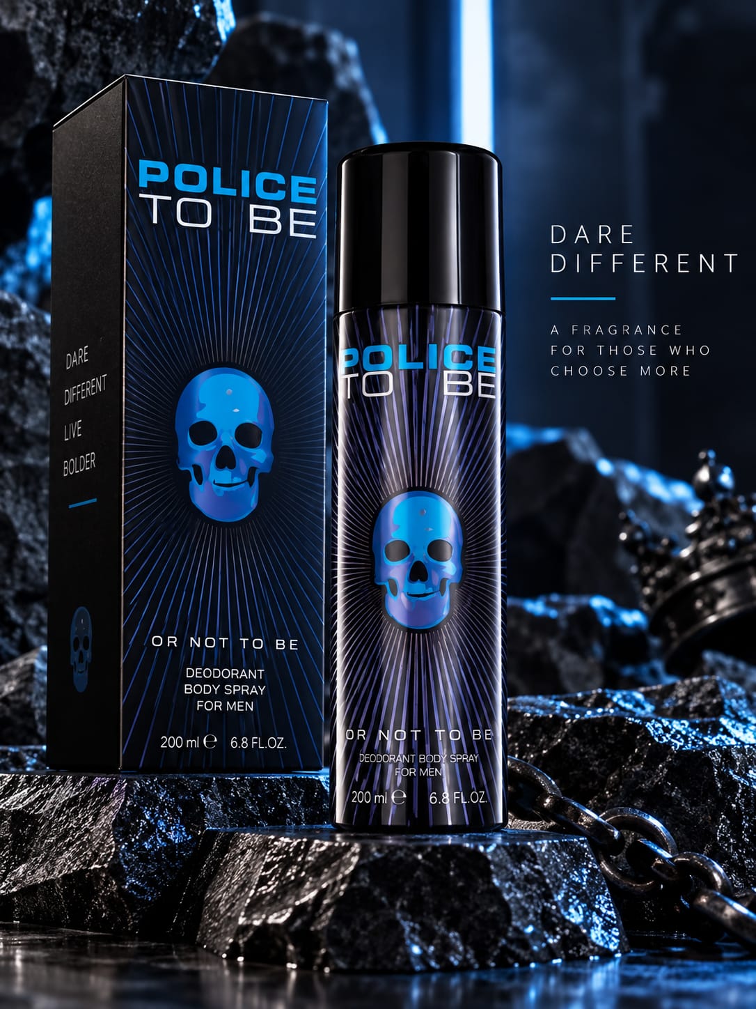 Police To Be Or Not To Be Deodorant Body Spray for Men 200ml