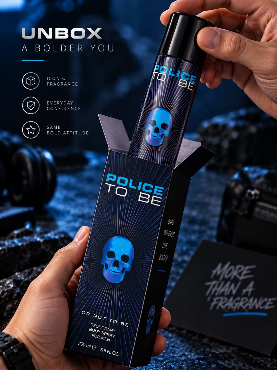 Police To Be Or Not To Be Deodorant Body Spray for Men 200ml