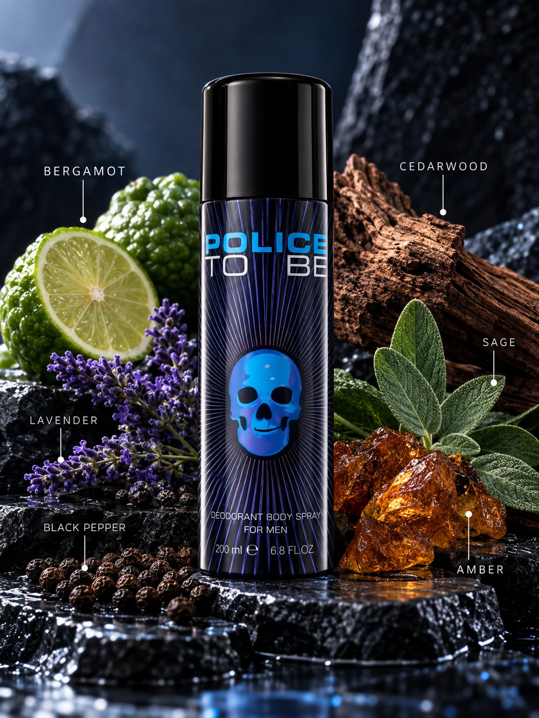 Police To Be Or Not To Be Deodorant Body Spray for Men 200ml