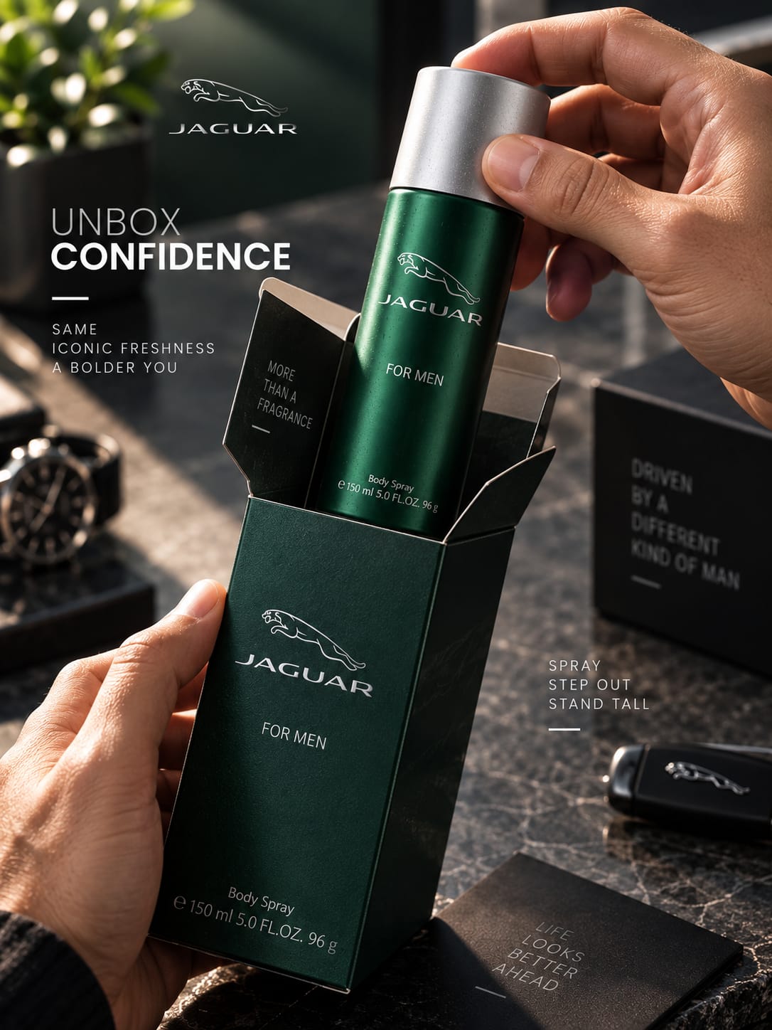 Jaguar For Men Body Spray 150ml – Men’s Fragrance
