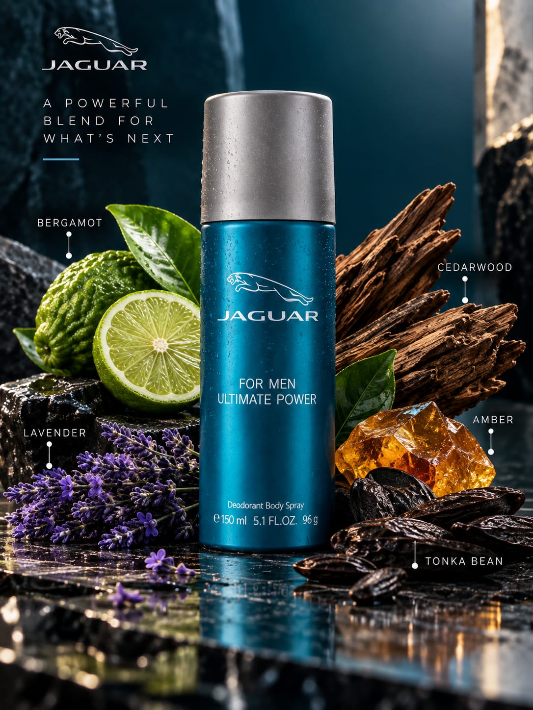 Jaguar Ultimate Power Deodorant Body Spray for Men – 150ml