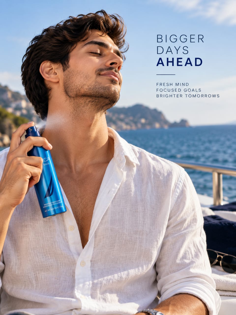 Nautica Blue Sail Deodorant Body Spray 6 oz / 170 g