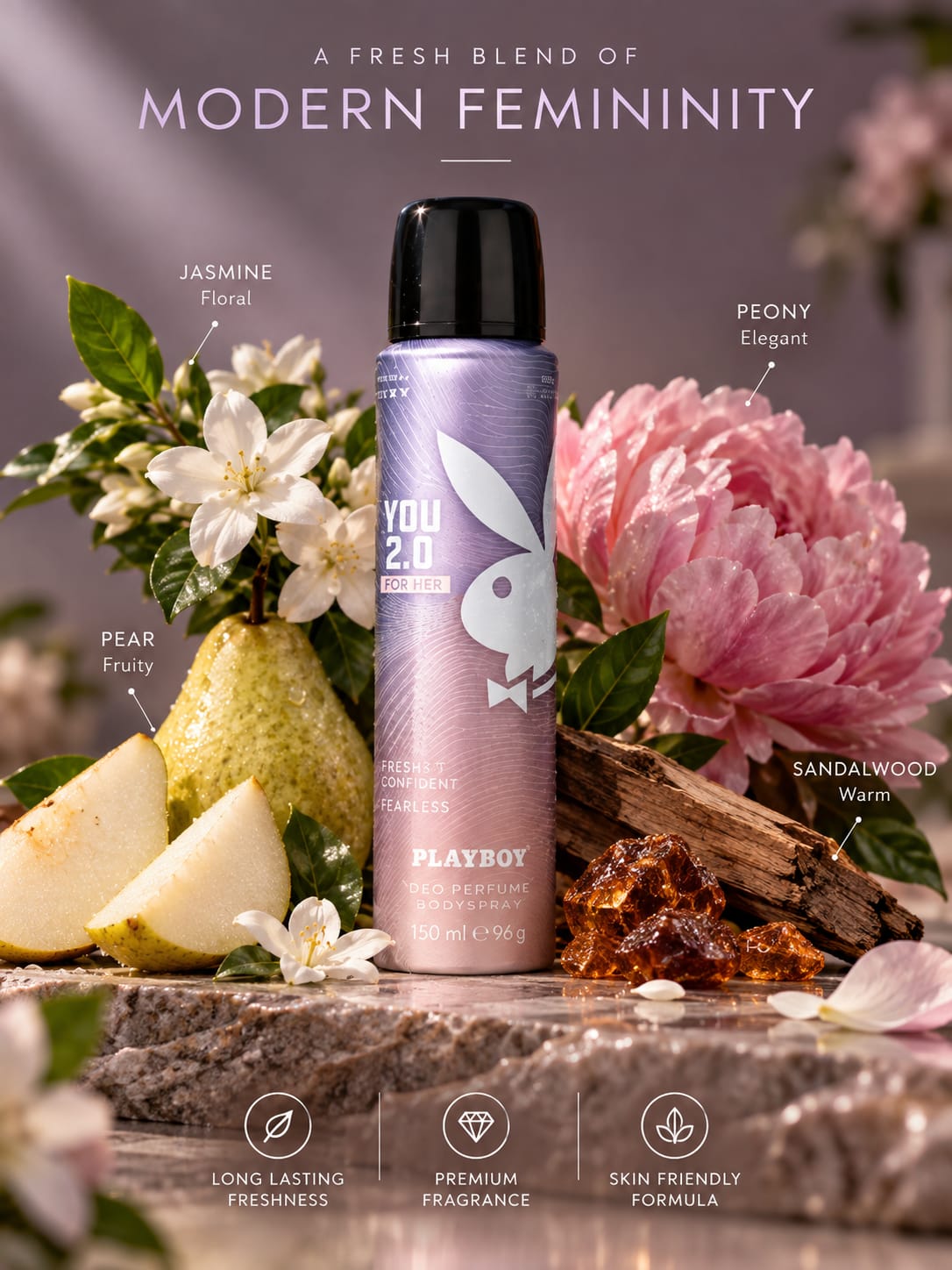 Playboy You 2.0 For Her Deodorant Body Spray 150 ml