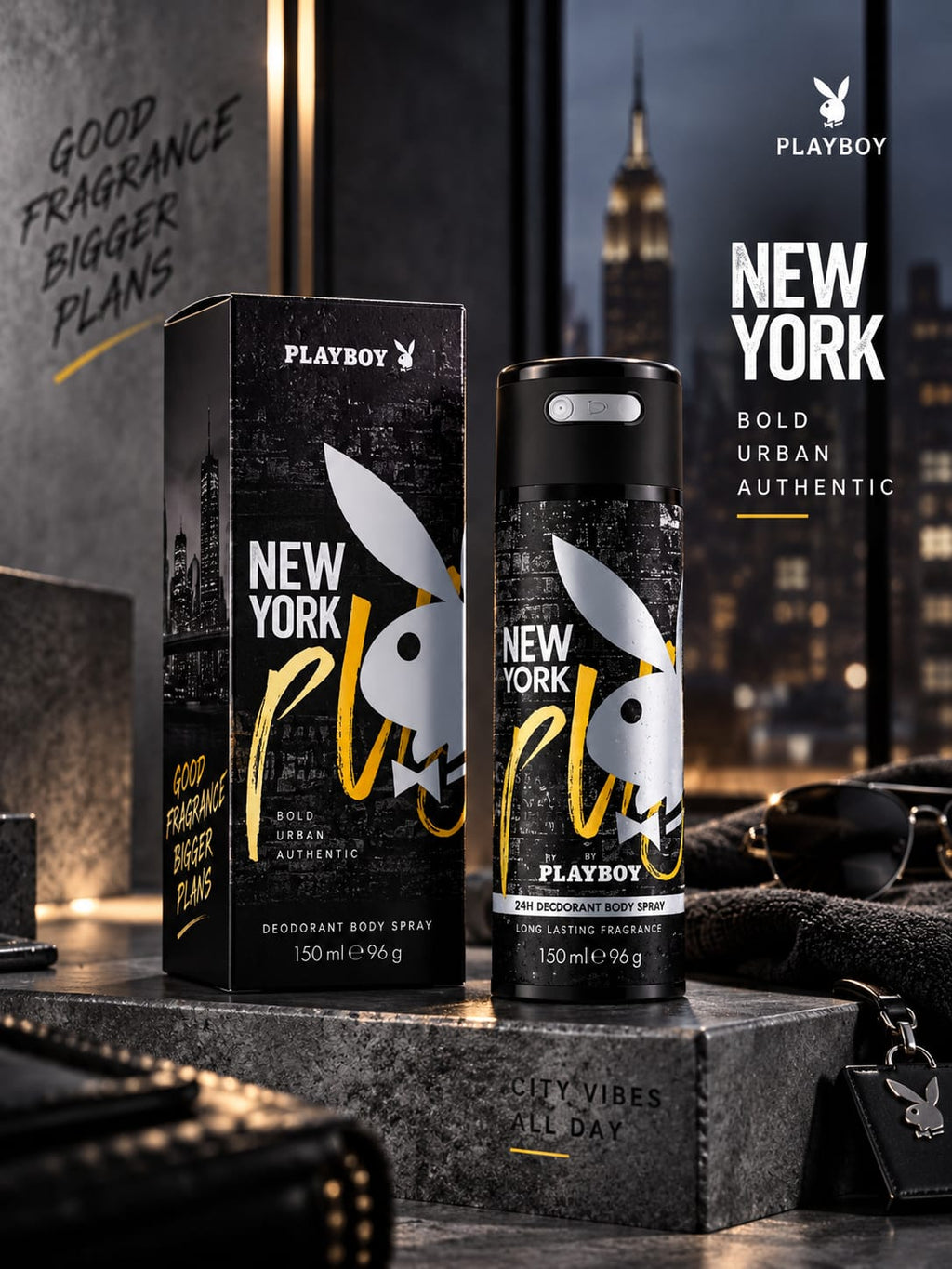 Playboy New York Deodorant Body Spray 150ml
